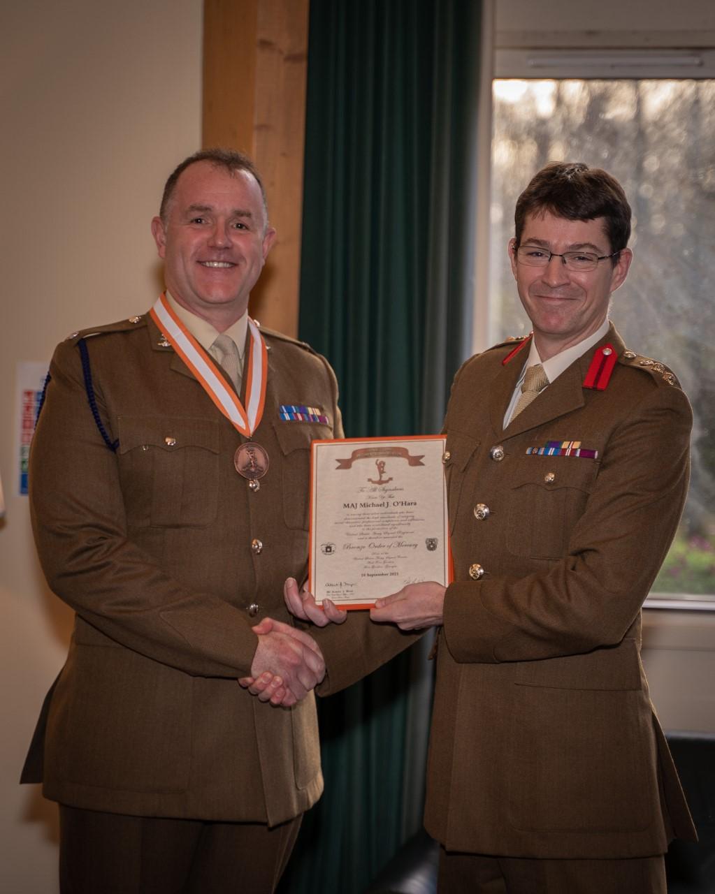 Presentation of the Bronze Order of Mercury